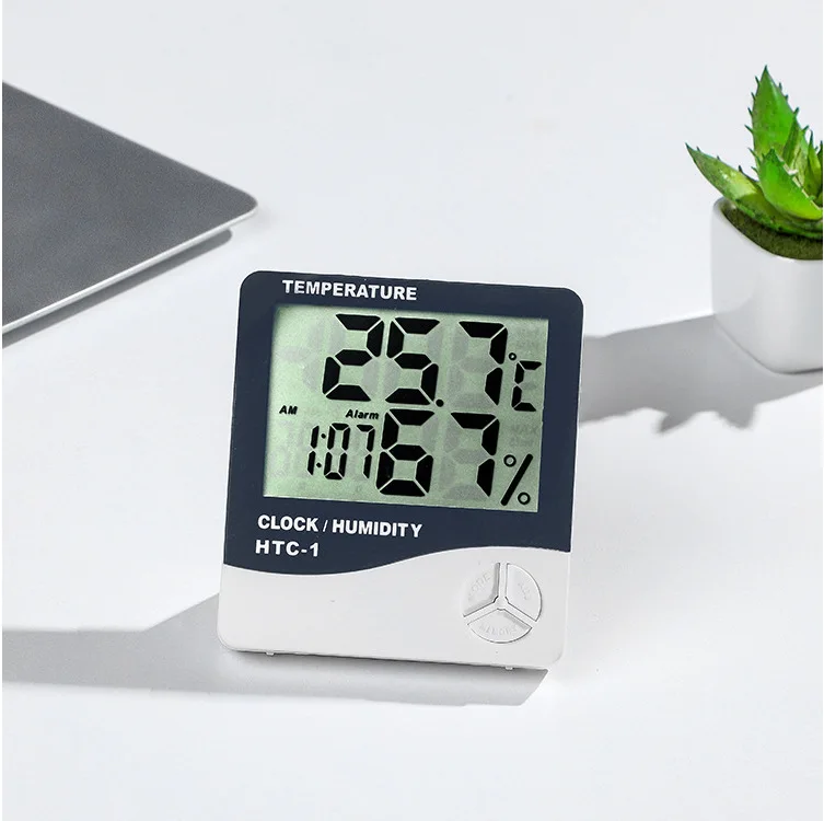 Digital Display Temperature and Humidity Multifunctional Gauge Meter Thermometer Hygrometer