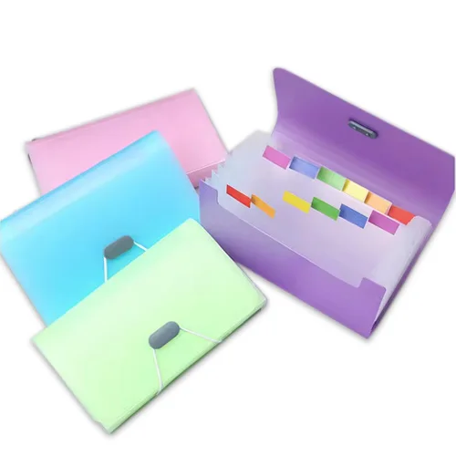 Mini Document File Folder A6 Expanding File Folder 13 Pocket File Organizer B6 PP Paper Organizer Bill Receipt