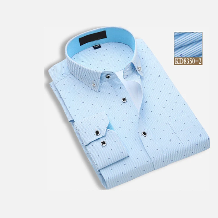 Мужская рубашка из чистого хлопка, белая деловая рубашка с длинным рукавом