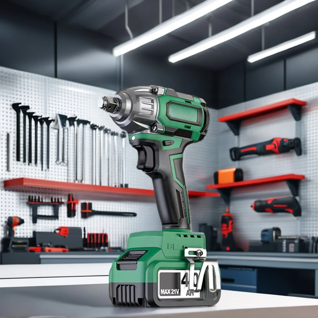 4-Piece 20V Cordless Power Drill Combo Set with Electric Wrench 1-Year Warranty OEM Support for Repair Use Boxed with Hard Case