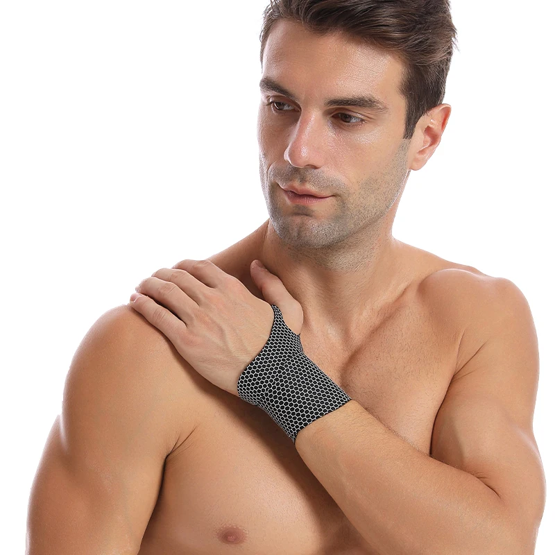 6069 # кистевой тоннель Поддержка дышащий герметичный Напульсник для запястья обертки Мужские Наручные Ремни ультратонкий бандаж