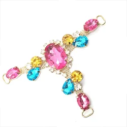 fashion rhinestone shoe clip various shapes shoes Chain or shoes decorations