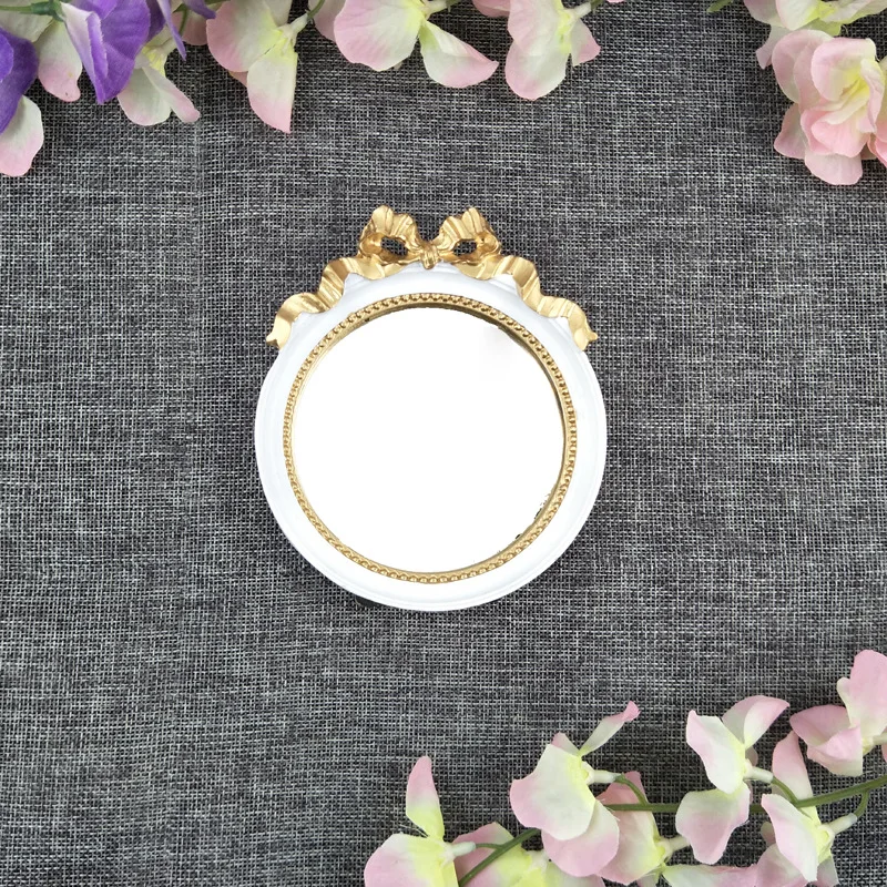 European Retro Multi-purpose Jewelry Makeup Mirror Shooting Props and Ornaments