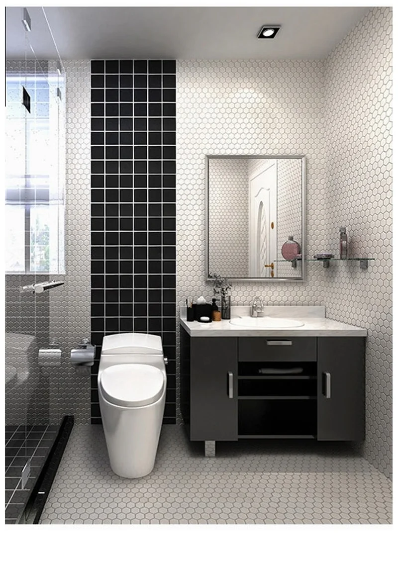 White Decorate Home Wall Cheap Price Mosaic Glass Decorative Ceramic Tiles
