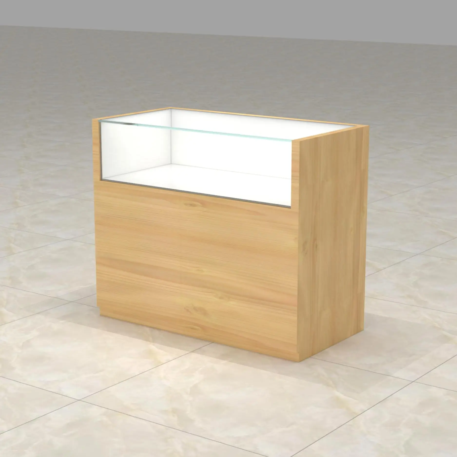 Custom High end Jewelry Showcases Glass Display Table Glass Display Cabinet Retail Store Jewelry Showcase