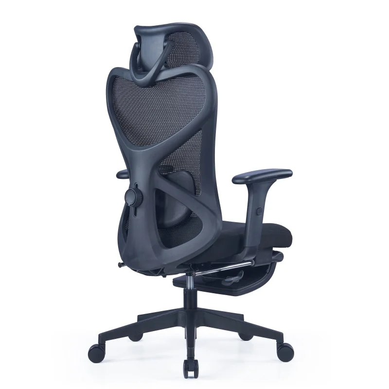 Swivel Revolving Office Chairs Ergonomic Gas Lift For Office Chair With Footrest Fabric Work Chair Office Modern