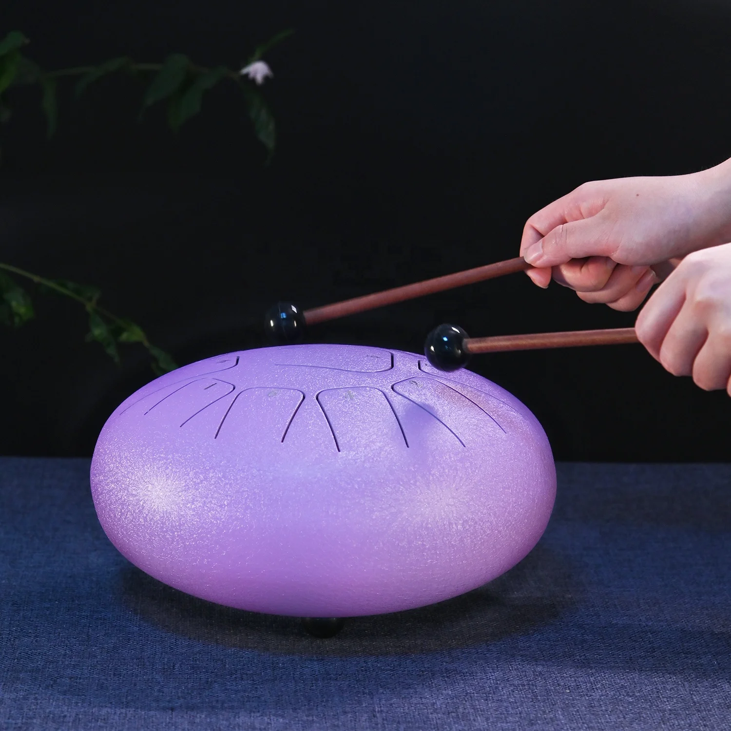 SUCCESS High Quality Sound 11 Notes Steel Tongue Drum for Musical Performance