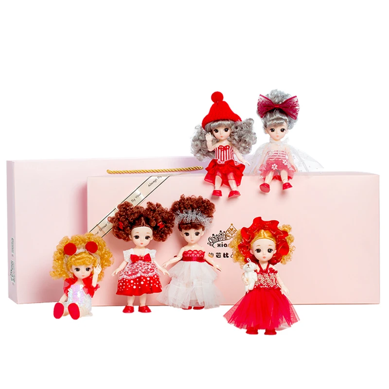 Factory Wholesale Kids Toys Doll Pretend Play Girl Mini Dolls Cartoon Toy Doll Of Christmas Gift