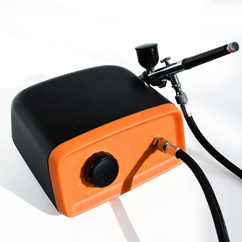 New upgraded 35PSI professional dual action gravity feed makeup cake airbrush decorating airbrush