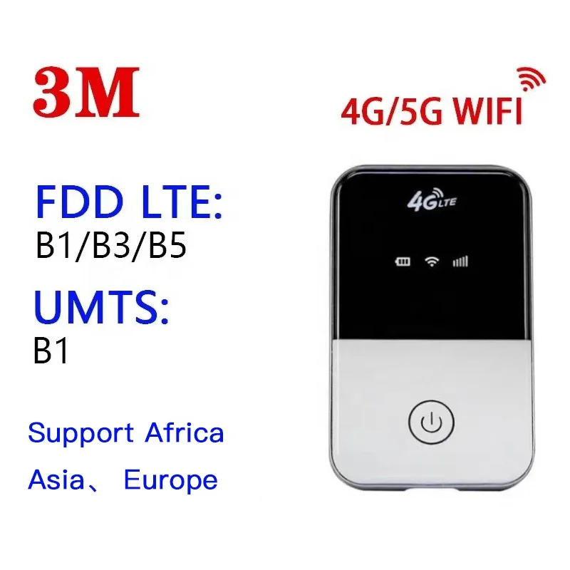  Разблокированный Wi-Fi роутер 150 Мбит/с 3G 4G LTE Мобильный Hotspot аккумулятор 2400 мАч со слотом для SIM-карты ЖК-дисплей до 10