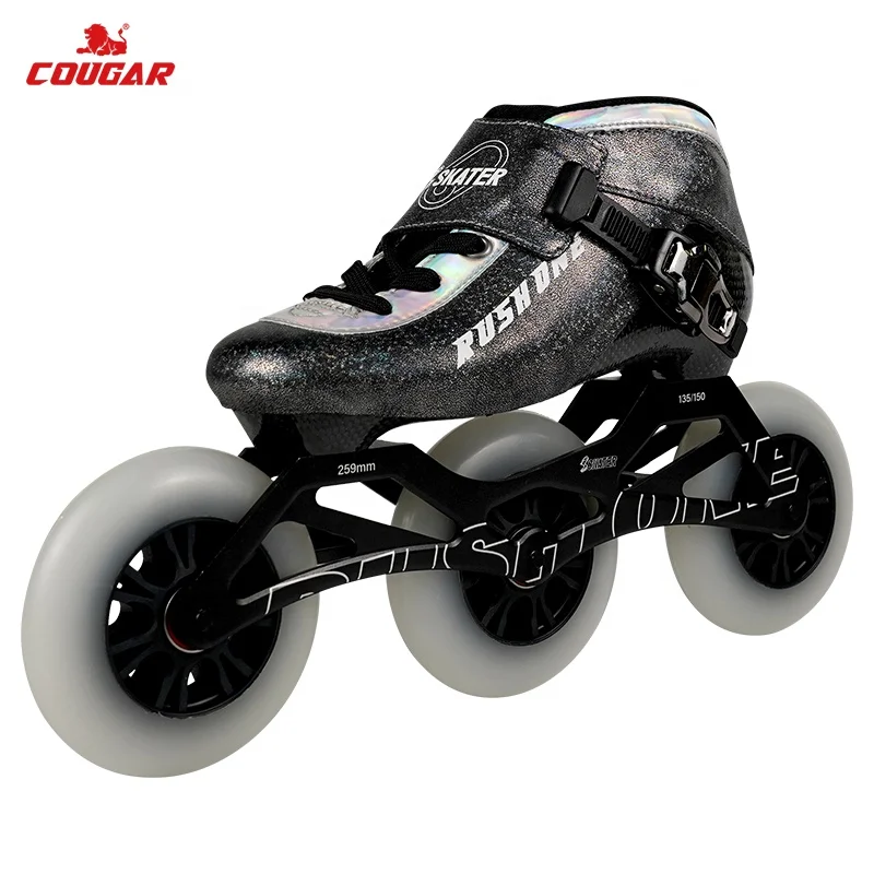Custom High-End Ultra-Lightweight Carbon Fiber Boot Professional Inline Racing Skates For Long Short Track