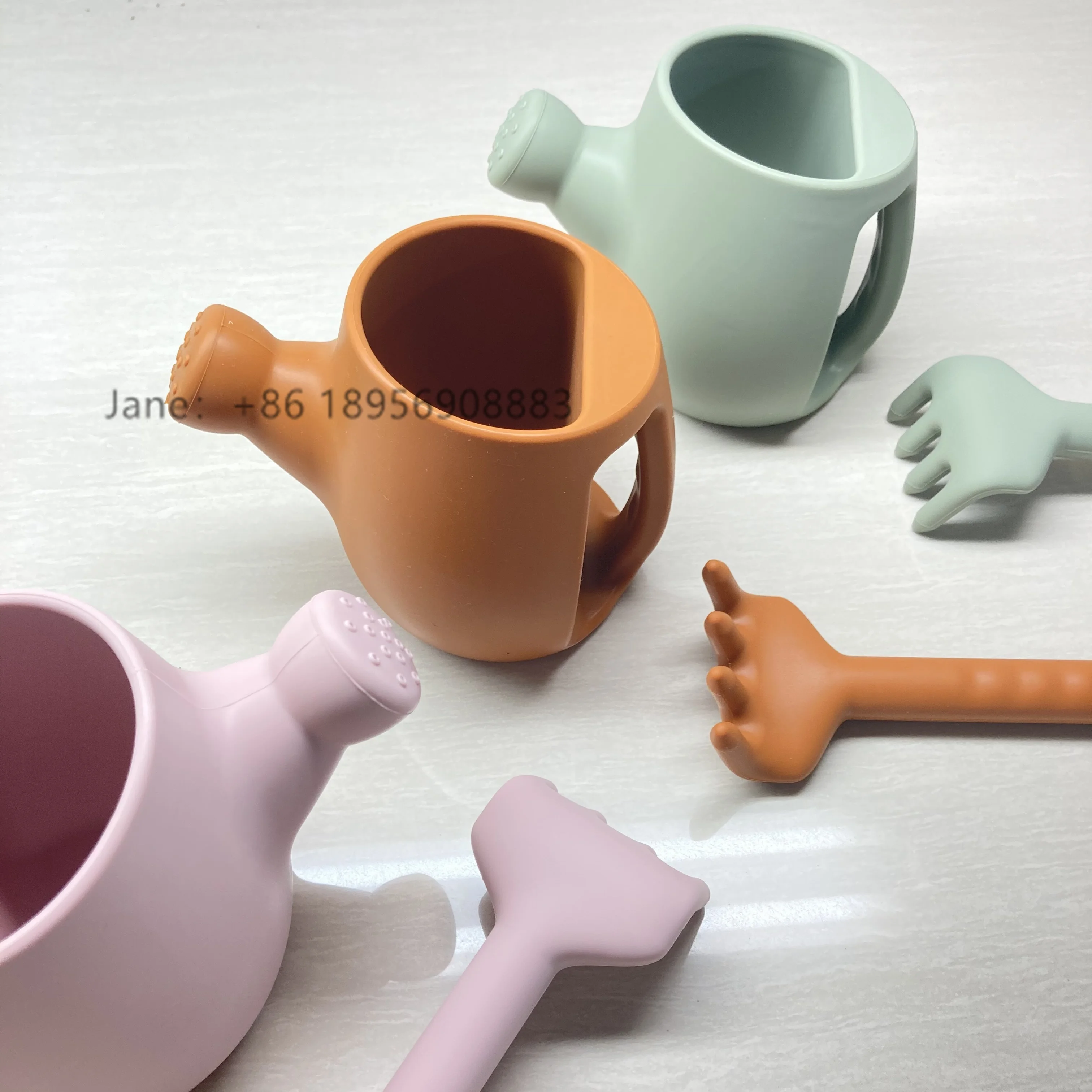 Летний новый чайник грабли из силикона для садоводства для детей игрушки