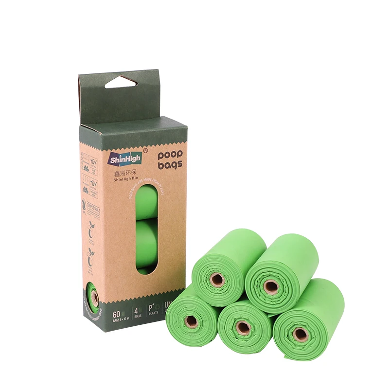 Hot Sales Biodegradable Paws Print Pet Dog Poop Bags Cats Bags