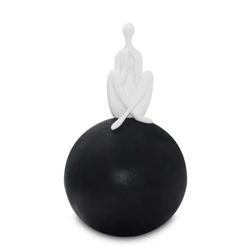 Custom Resin Crafts Sculptures sexy nude lady dancing figurines woman Figurine for table top decor