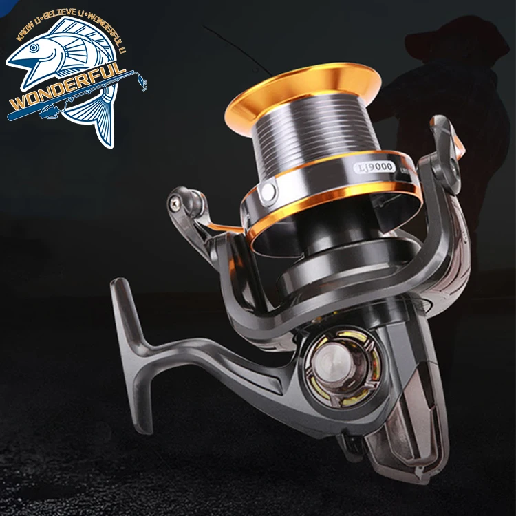 Saltwater Aluminium Alloy Spool Long Cast Big Drag Sea Fishing Spinning Reel
