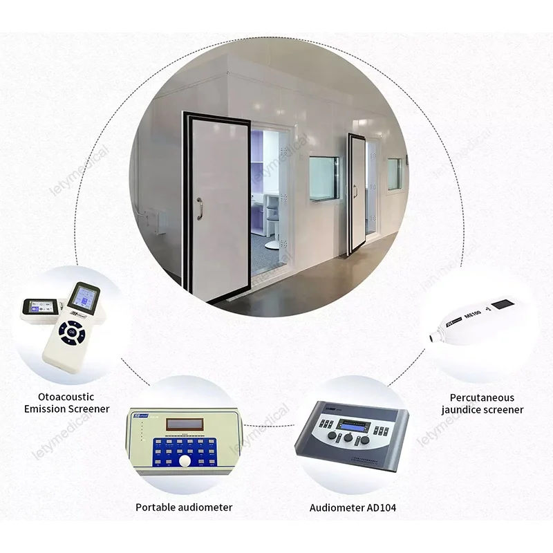 Factory Price Pod Noiseproof Office One Person Negotiation Soundproof Pods Hearing Booth Audiometric Room