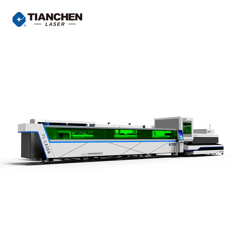 4KW Tube Fiber Laser Cutting Machine with Automatic Loading System