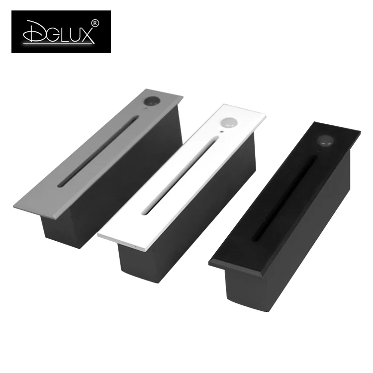 DGLUX 3w Ip65 Led Wall Lamp Human Sensing Step Lamp Outdoor Mall Staircase Lamp Indoor Corridor Stair Light 50 Aluminum 70 100
