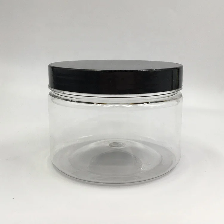 wholesale plastic jars PET bottle with PP/Aluminum cap  50 60 80 100 120 140 ml plastic round jars