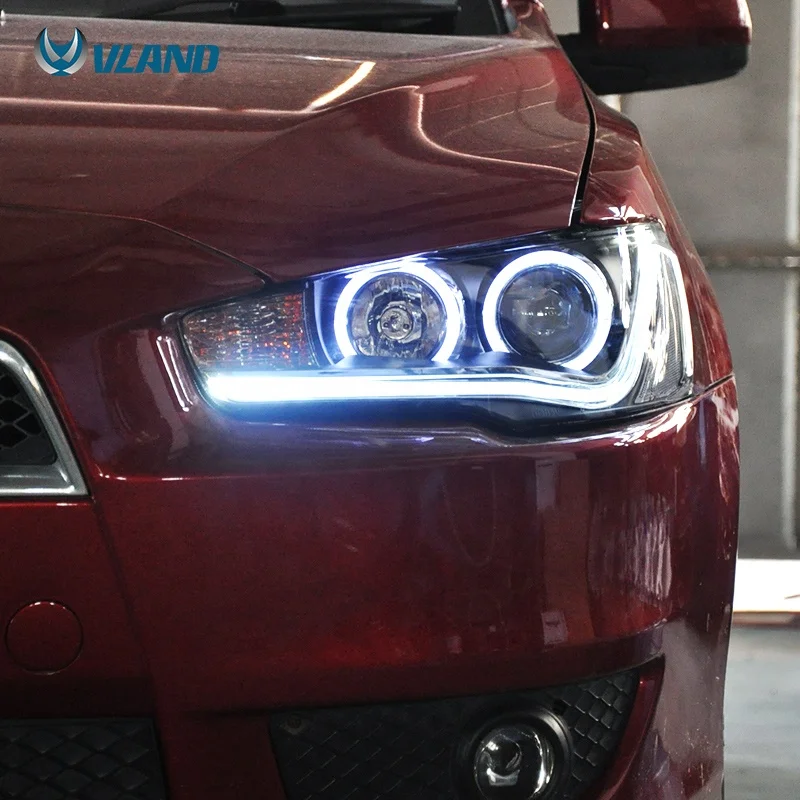 Vland factory wholesale manufacture  accessories car For lancer 2010-up led head lamp