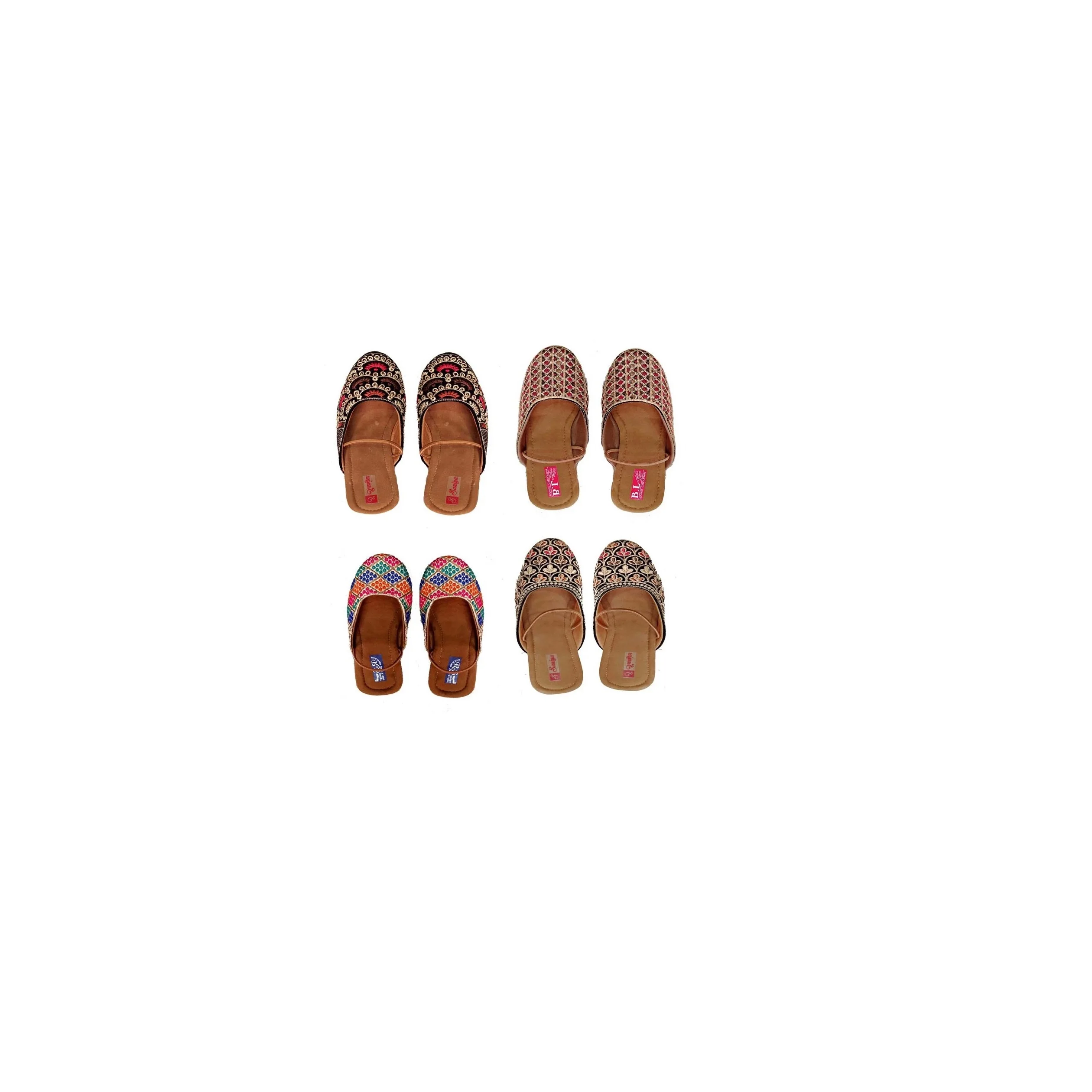 Designer Ethnic Embroidery Work Sandal for Women Partywear Sleeper at Wholesale Price for Export from India