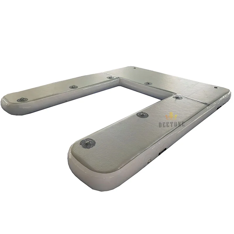Drop Stitch DWF Inflatable Pontoon Floating Parking Dock Station E Jet Ski Dock Platform for Yacht Boat