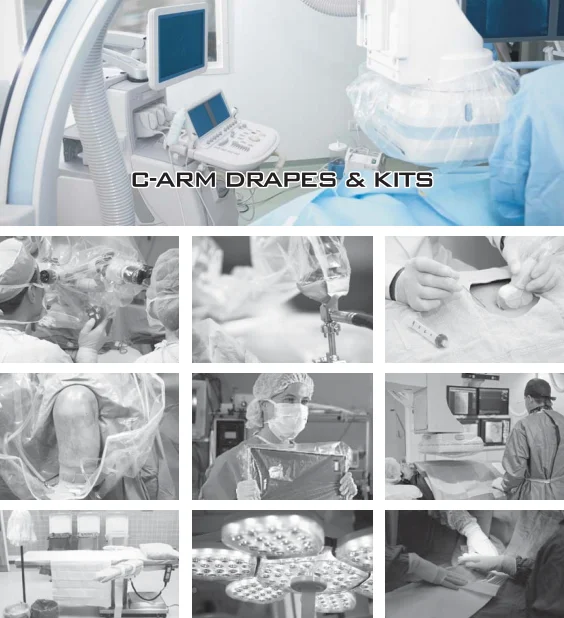 Surgical drape sterile sleeve cover ultrasound probe surgical cover Plastic film Medical equipment Tube cover