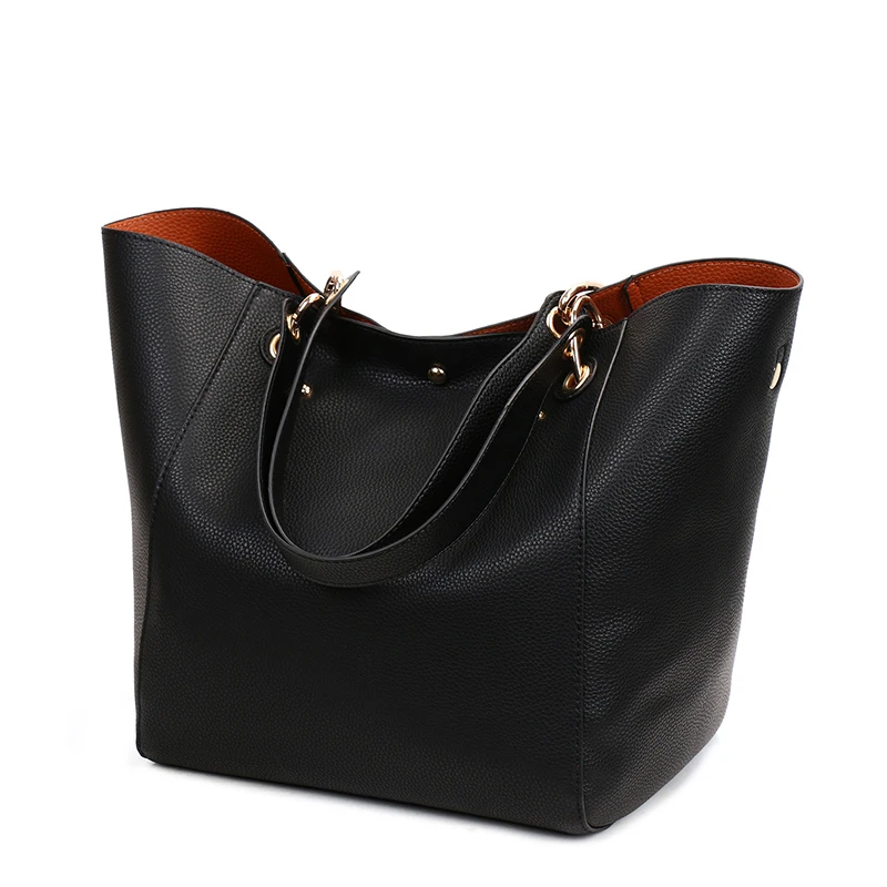 Customized Brand New Fashion Ladies Bag Retro Handbag Tote Bags for Women Popular Soft PU Leather Ladies Shoulder Handbag