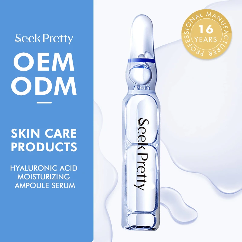 Factory Collagen Face Skin Care Moisturizing Lightening Facial Vitamin C Hyaluronic Acid Ampoule Serum