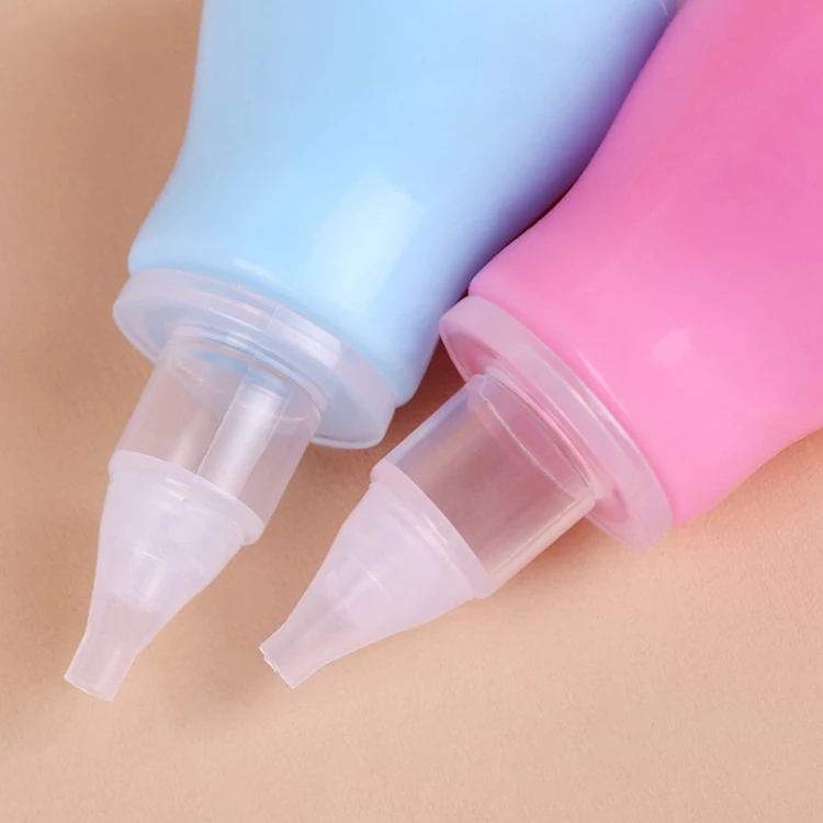 Manual Suction Baby Nose Cleaner Newborn babies Safety Hygienic Vacuum Nasal Aspirator