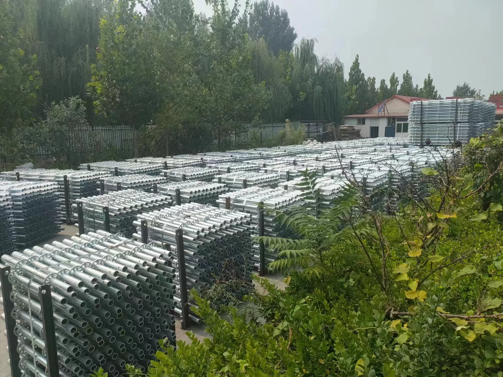 Hot Dip Galvanized Ring Lock Scaffolding Disc Buckle Pipe Construction Steel OEM All Round