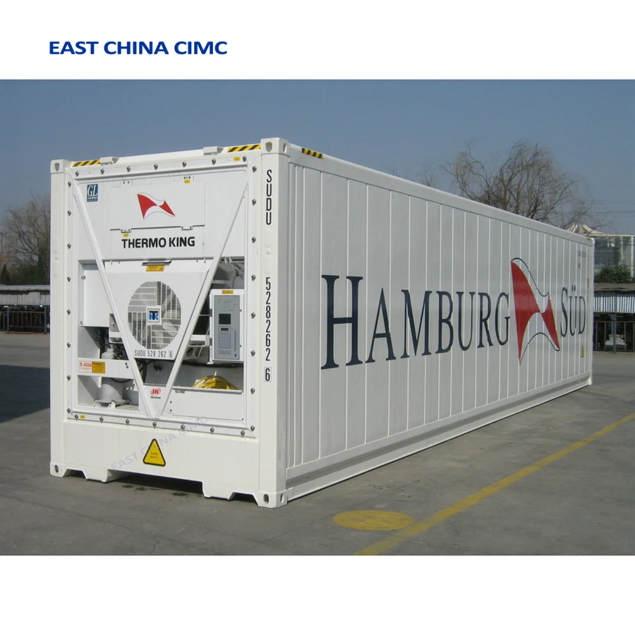 20ft 25Tons Reefer ISO Tank Container With Thermo King For Meat Transport
