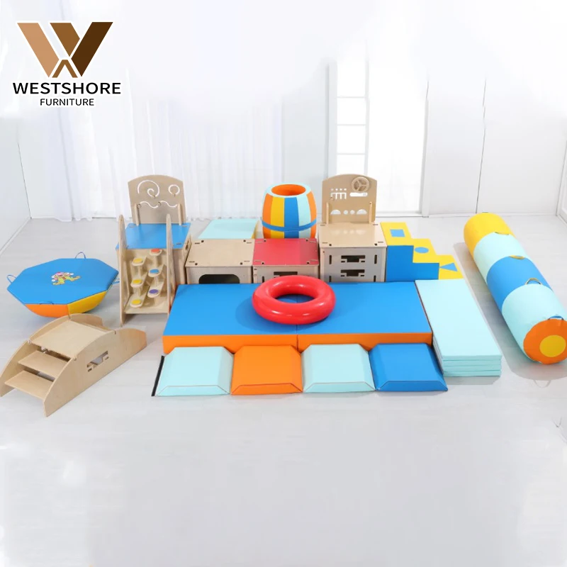 Nursery Gyms With Soft Play Kids Garden Kindergarten Amusement Park Equipment Children Playground Indoor Climb Frame Furniture