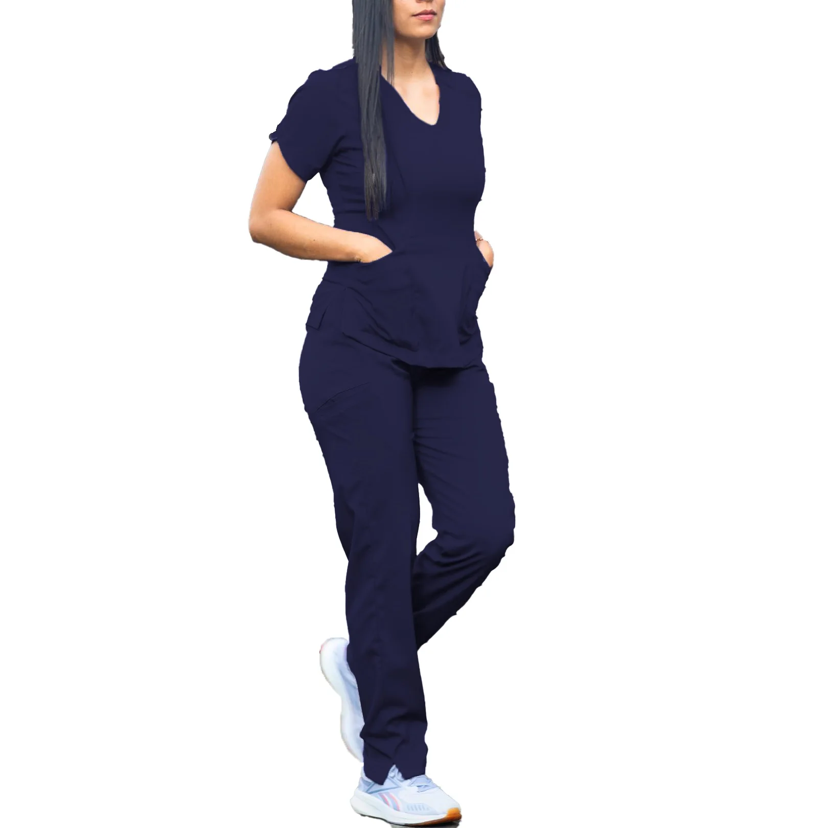 Low Price Cute Scrubs Hospital Uniforms Custom Reusable Luxury Medical Scrubs Workwear for Nurses Doctor