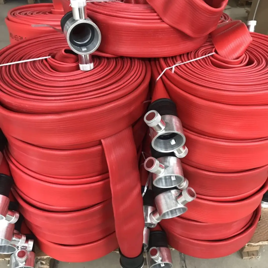 cheap 3 Layer Red Synthetic Rubber Liner Fire Hose Durable Fire Fighter Hose In China
