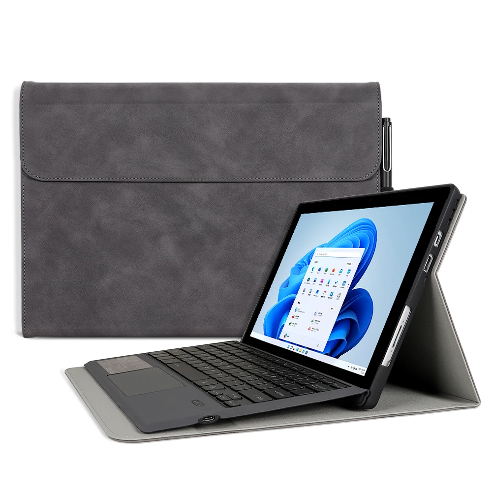 Новинка 2022 чехол из искусственной кожи и ТПУ защитный для ноутбука Microsoft Surface Pro 4 5 6 7 + универсальный планшета