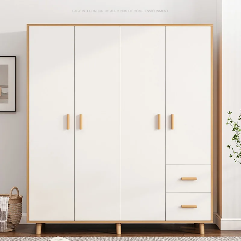 Contemporary Lightweight Portable Wardrobe Wardrobe Closet with Door