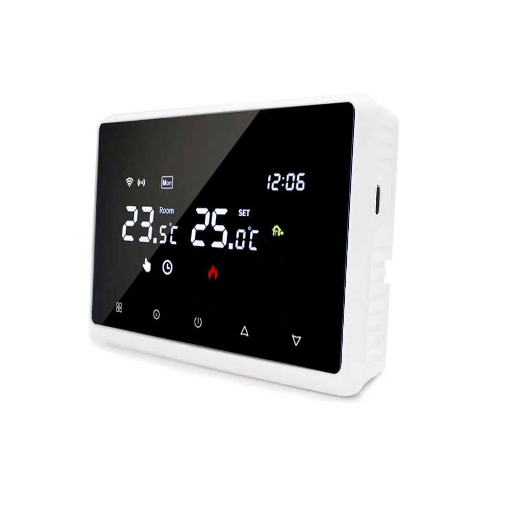 Wireless RF Gas Boiler System Temperature Controller WiFi Connection Room Thermostat