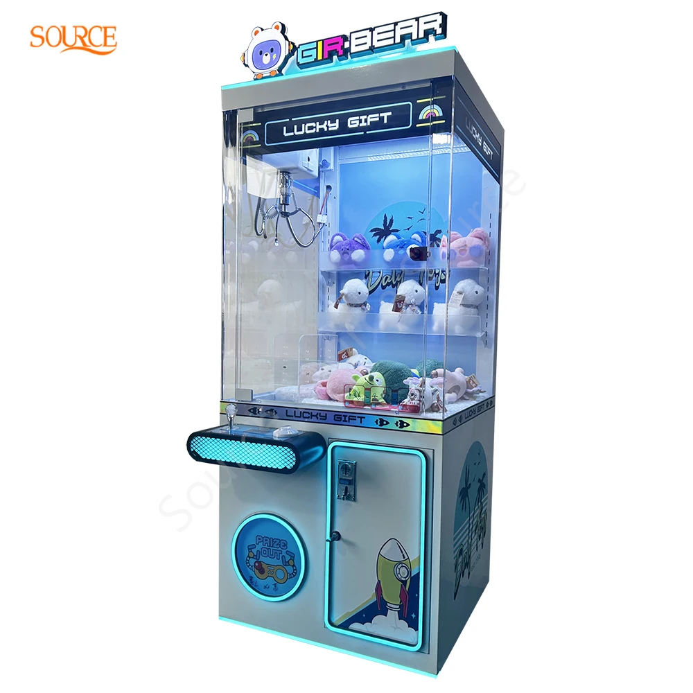 Custom Operated Toy Vending Arcade Crane Coin Machine Wholesale Doll Games for Amusement Park Use
