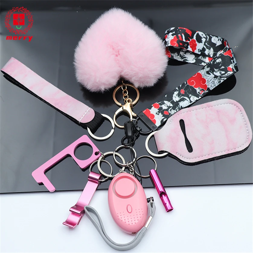 Verified self defense keychain manufacturer wholesale color customizable fiezkaa self defense keychain for women