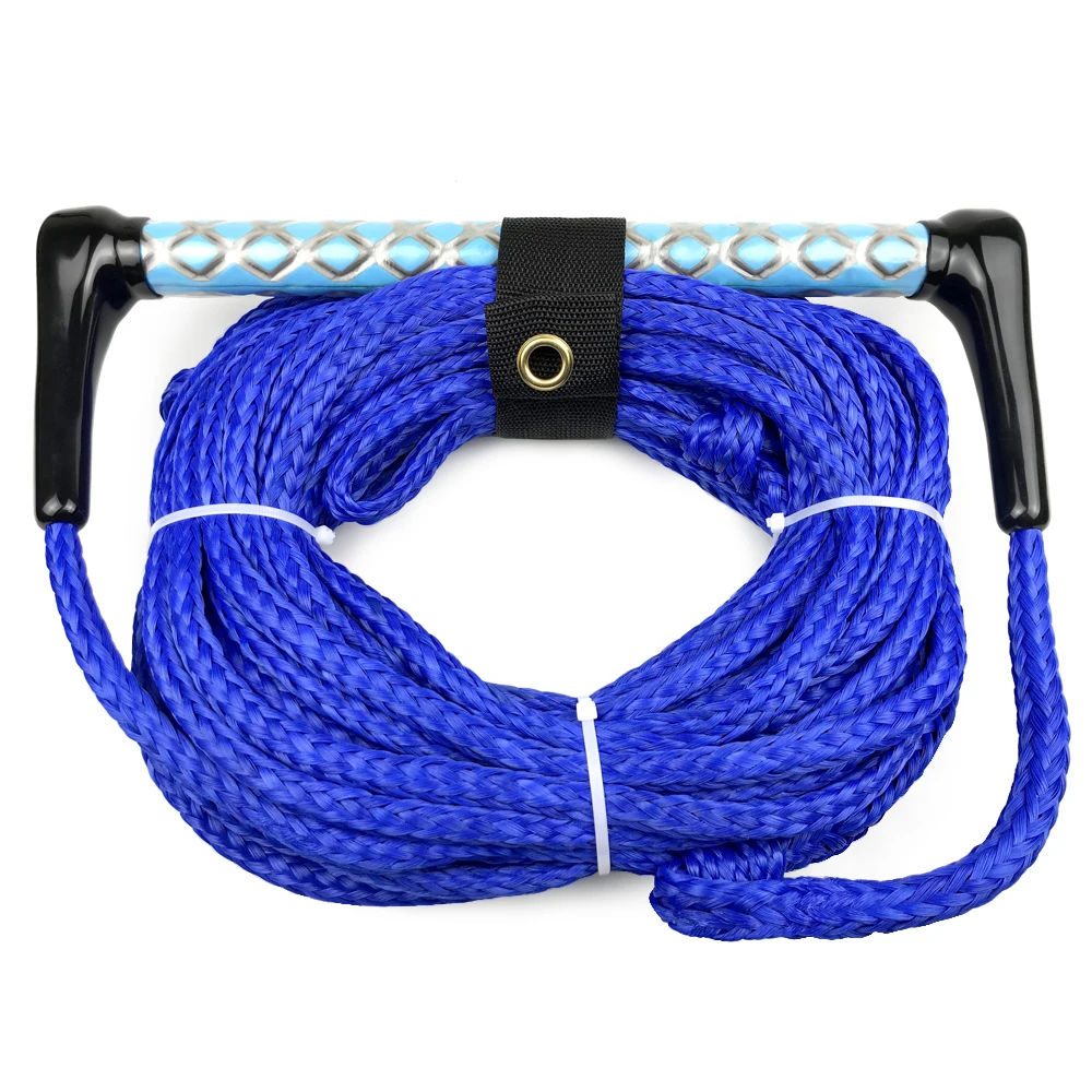Factory Price Watersports Rope Premium Durable Strength Wakeboard Rope With Eva Grip Wake Surf Rope