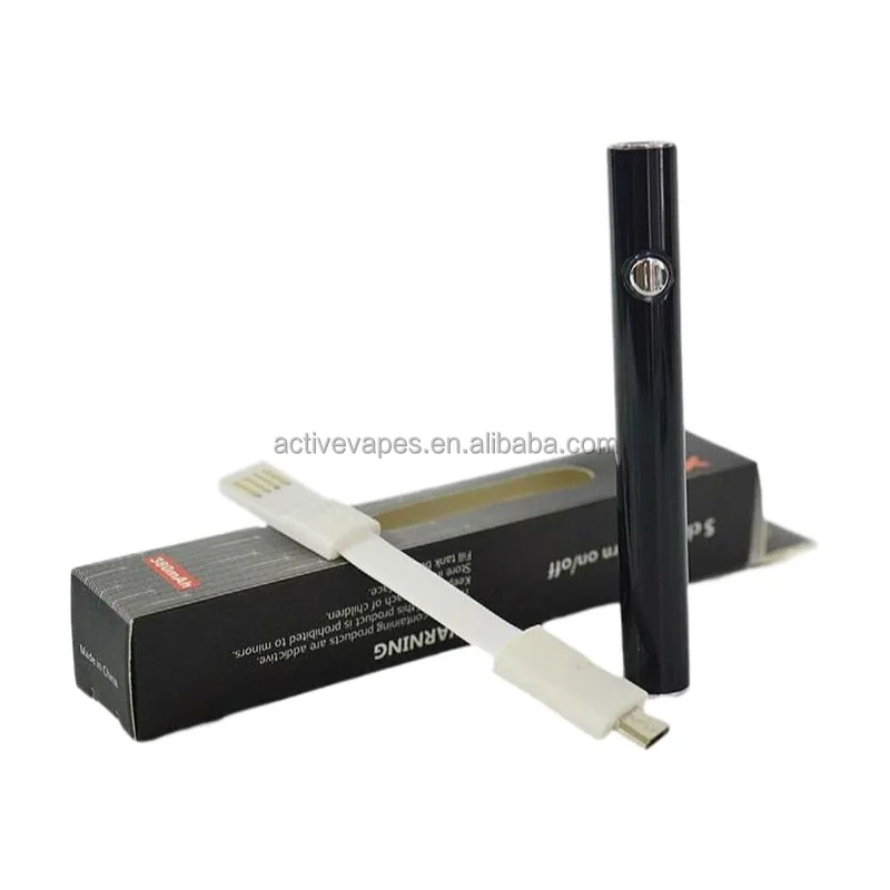 Оптовая продажа, нижнее напряжение 380 мАч, максимальная батарея для вейпа с предварительным подогревом, перезаряжаемая батарея с переменным напряжением