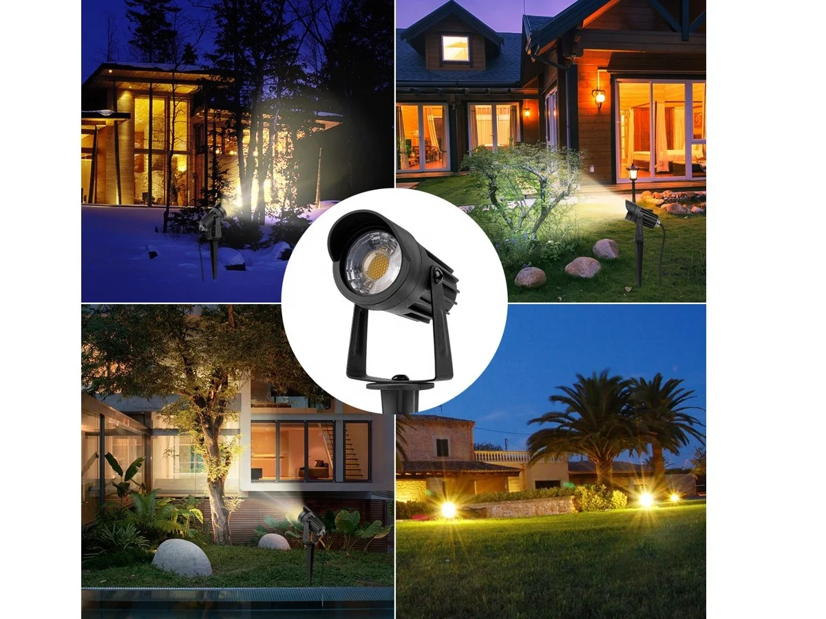 Modern Landscape Garden Spike LED Lawn Light Wholesale Suppliers Outdoor IP67 Waterproof 3W