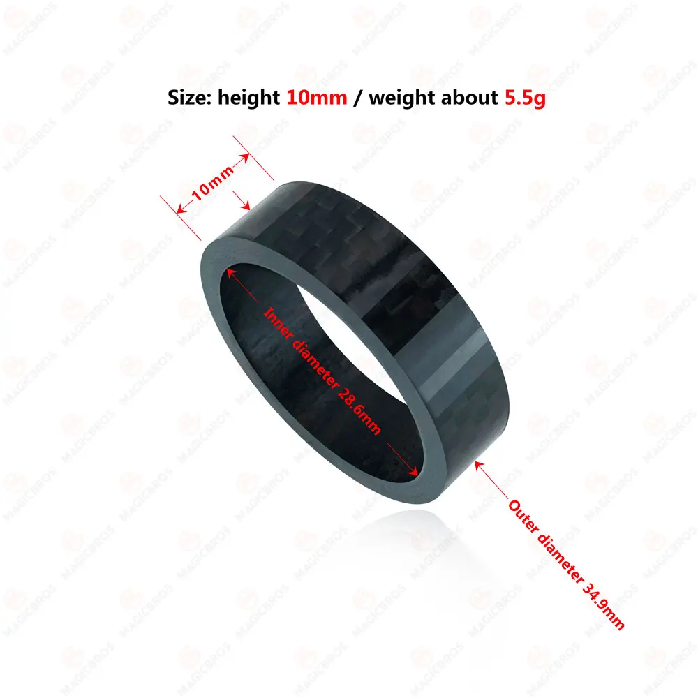 High Quality Mountain Bike Road Bike 5mm 10mm 15mm 20mm Bicycle Front Fork Headset Carbon Fiber Washer