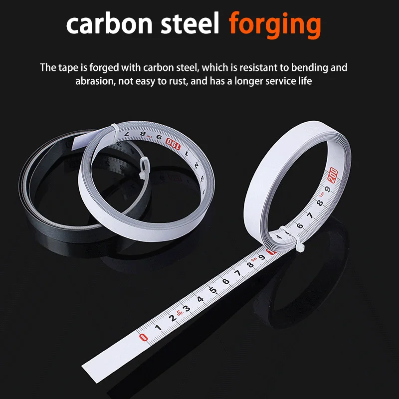 Adhesive Scale Sticky Ruler Medium Centimetre Steel Ruler Adhesive Ruler Strips Flat tape