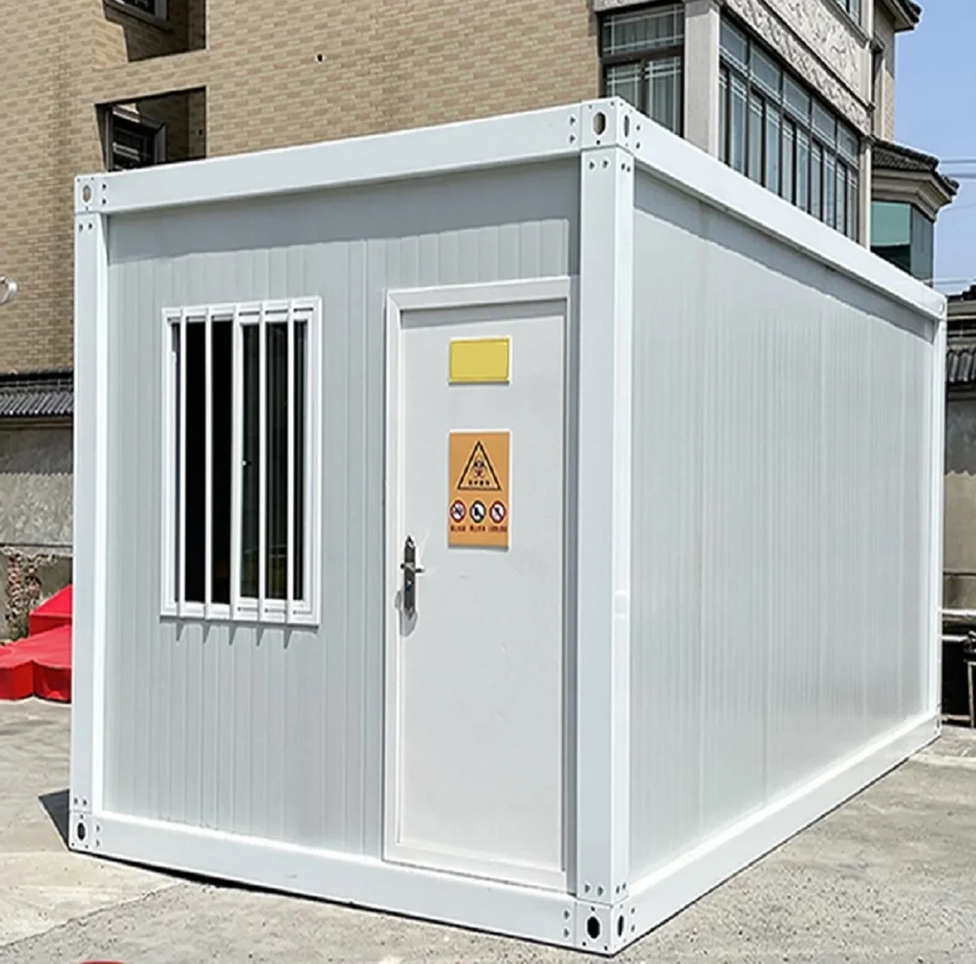 Discount bungalow flat pack folding foldable house container 20ft modular prefab prefabricated fold out up home with 2 bedroom