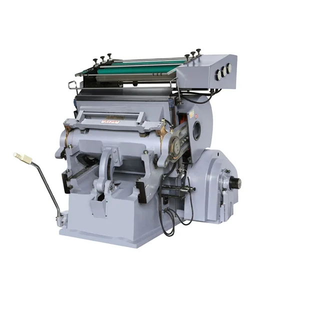 Semi-Automatic Die cutting and Hot stamping machine for Leather Cover Paper Board