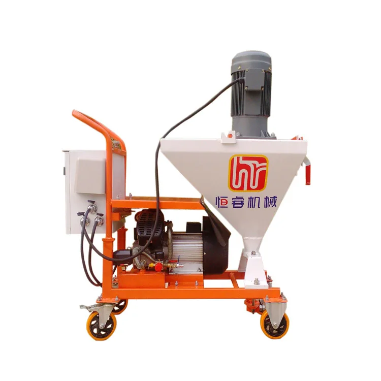 High Power Wall Spray Paint Spraying Machine Construction Site Use Plaster Pump Cement Mortar Spray Machine