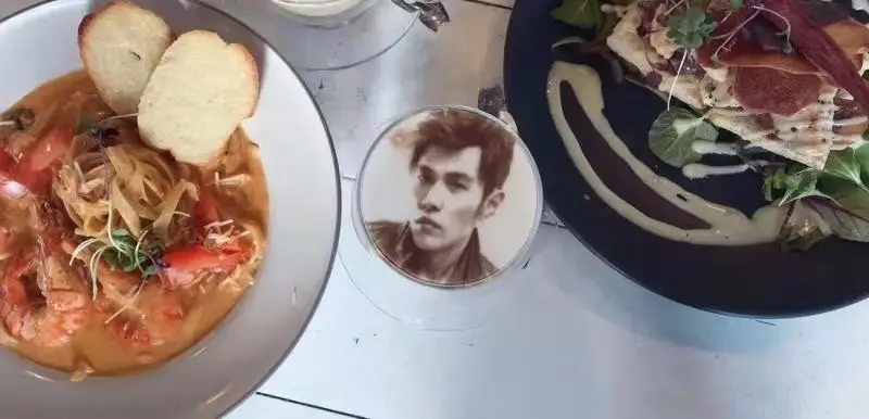 coffee printer machine price  place office cafe coffee shop hotel restaurant Exhibition with coffee machine