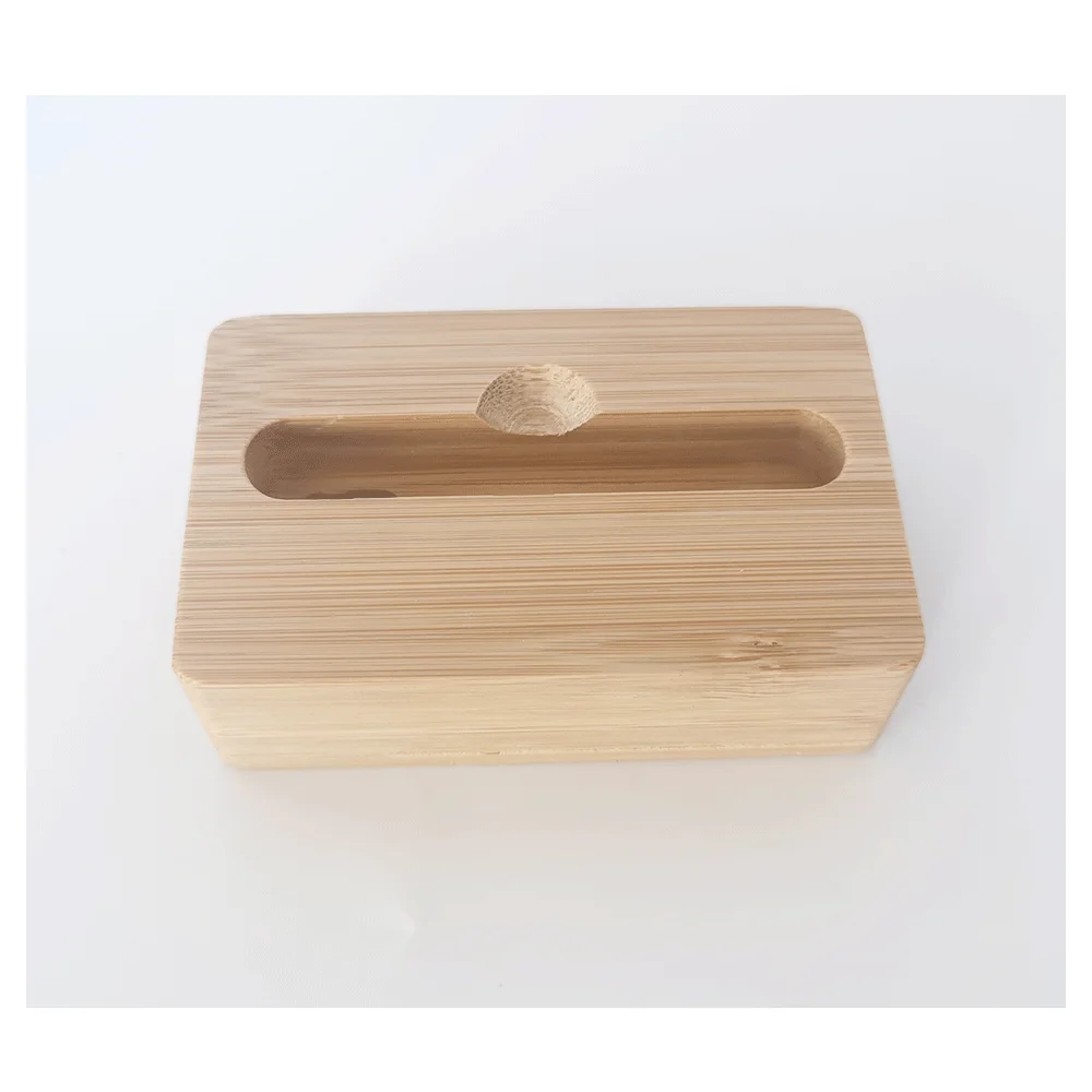 Mini Wooden Bamboo Speaker Wood Portable Speakers Cell Phone Holder Loudspeaker Car Play Holder